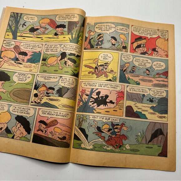 The Flintstones & Pebbles Comic Book Hannah Barbara Golden Key 10160-002 Feb 69 - Picture 7 of 7
